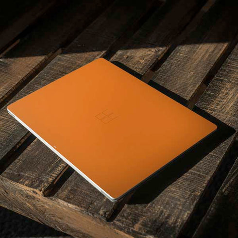 Orange Solid Surface Laptop 2 Skin